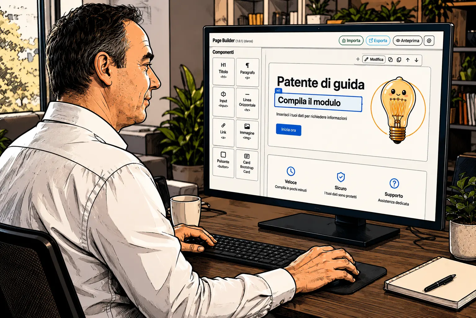 Anteprima di Page Builder